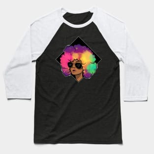 Pride Latina Afro Queen hispanic columbian gift present Baseball T-Shirt